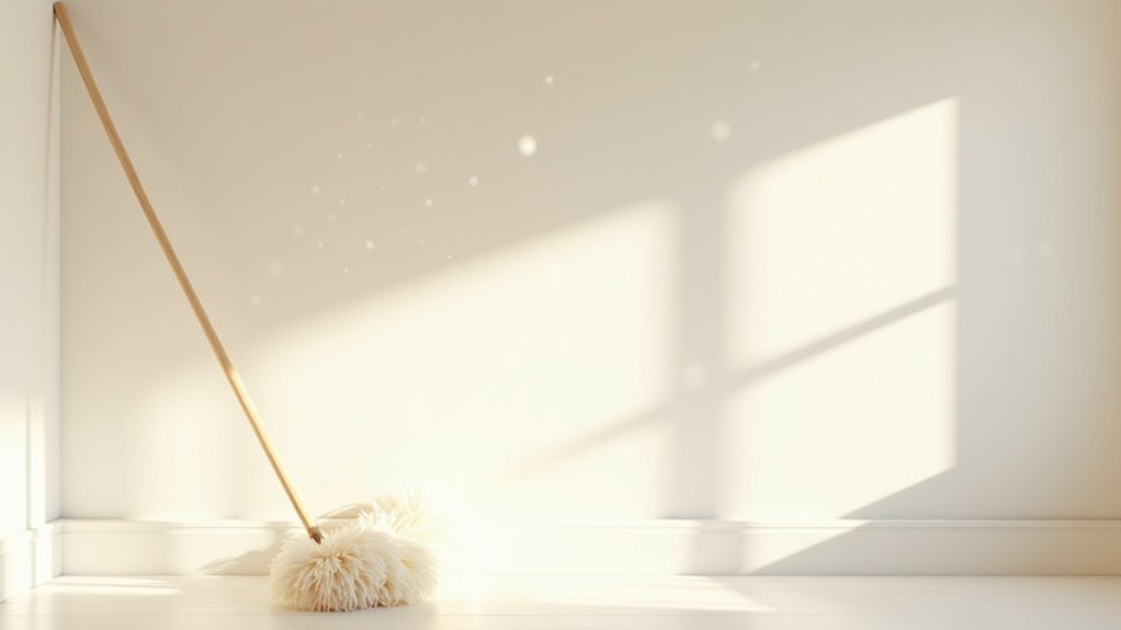 dusting ceiling corners effectively