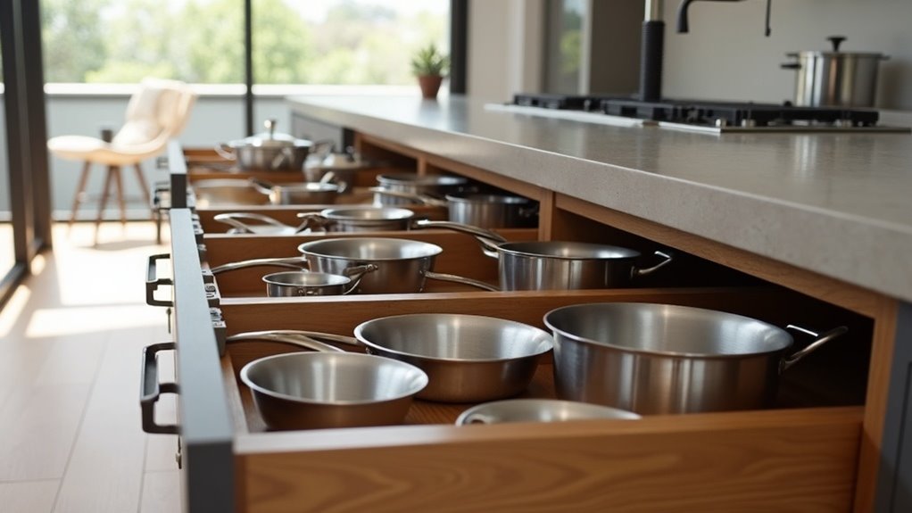 maximize kitchen storage space