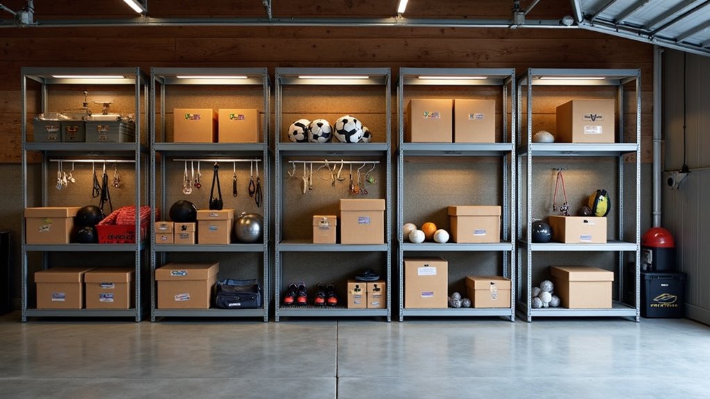 maximize space with racks