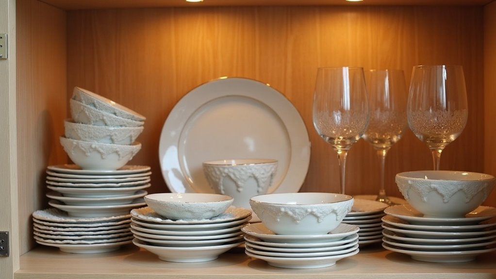 proper dinnerware storage techniques